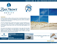 Tablet Screenshot of bayfrontnj.com